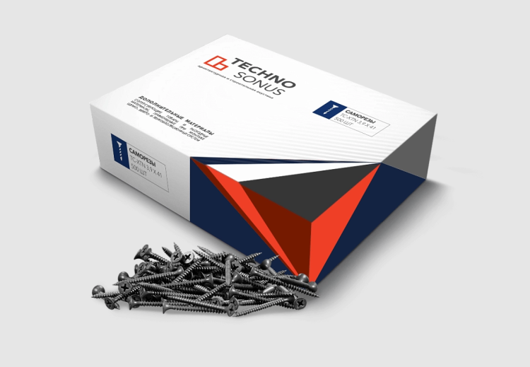 Техносонус Саморез TC-XTN 3.9х41 мм. 500 шт. уп