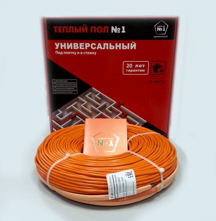 Нагревательная секция "Теплый пол №1" СТСП-102,0-1500