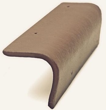 Черепица боковая цементно-песчаная универсальная BRAAS