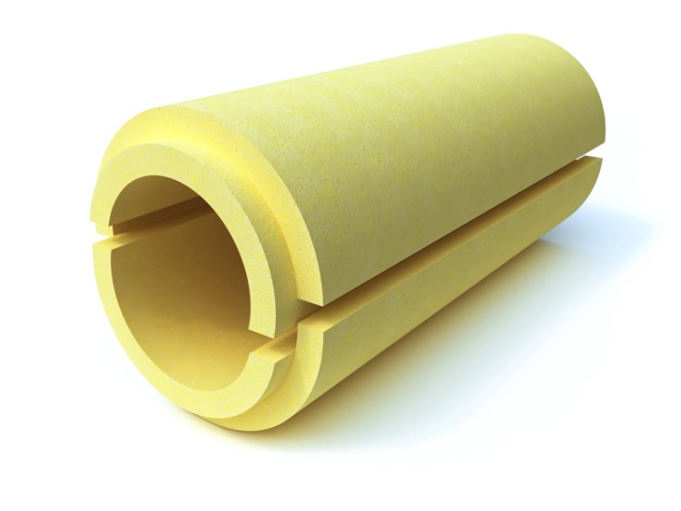 Скорлупа  для теплоизоляции труб ППУ С 1000х630х50 мм