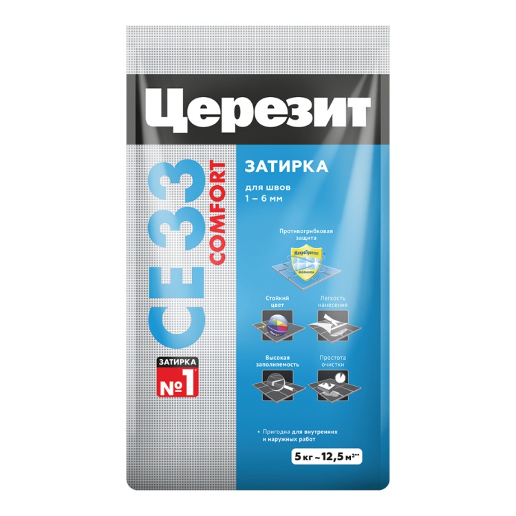 Затирка CERESIT № 47 СЕ 33 манхеттен 2кг